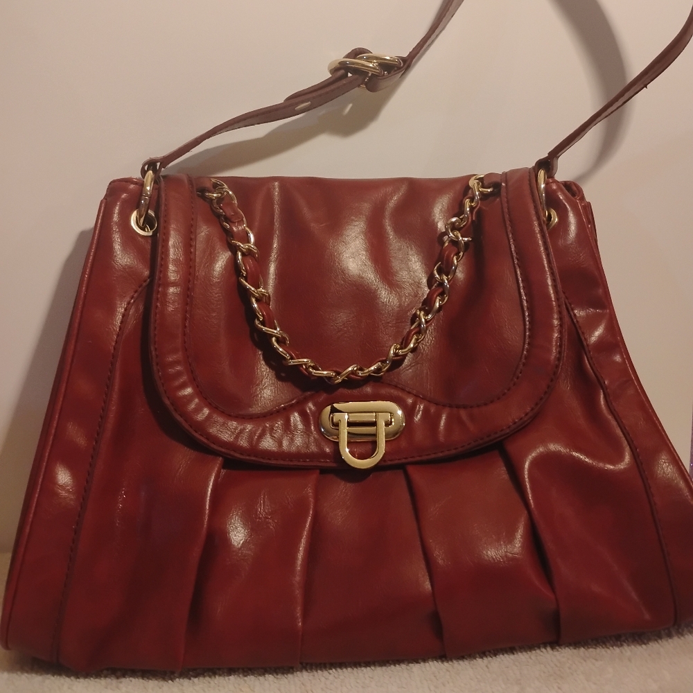 RARE Anne Klein real leather purse
